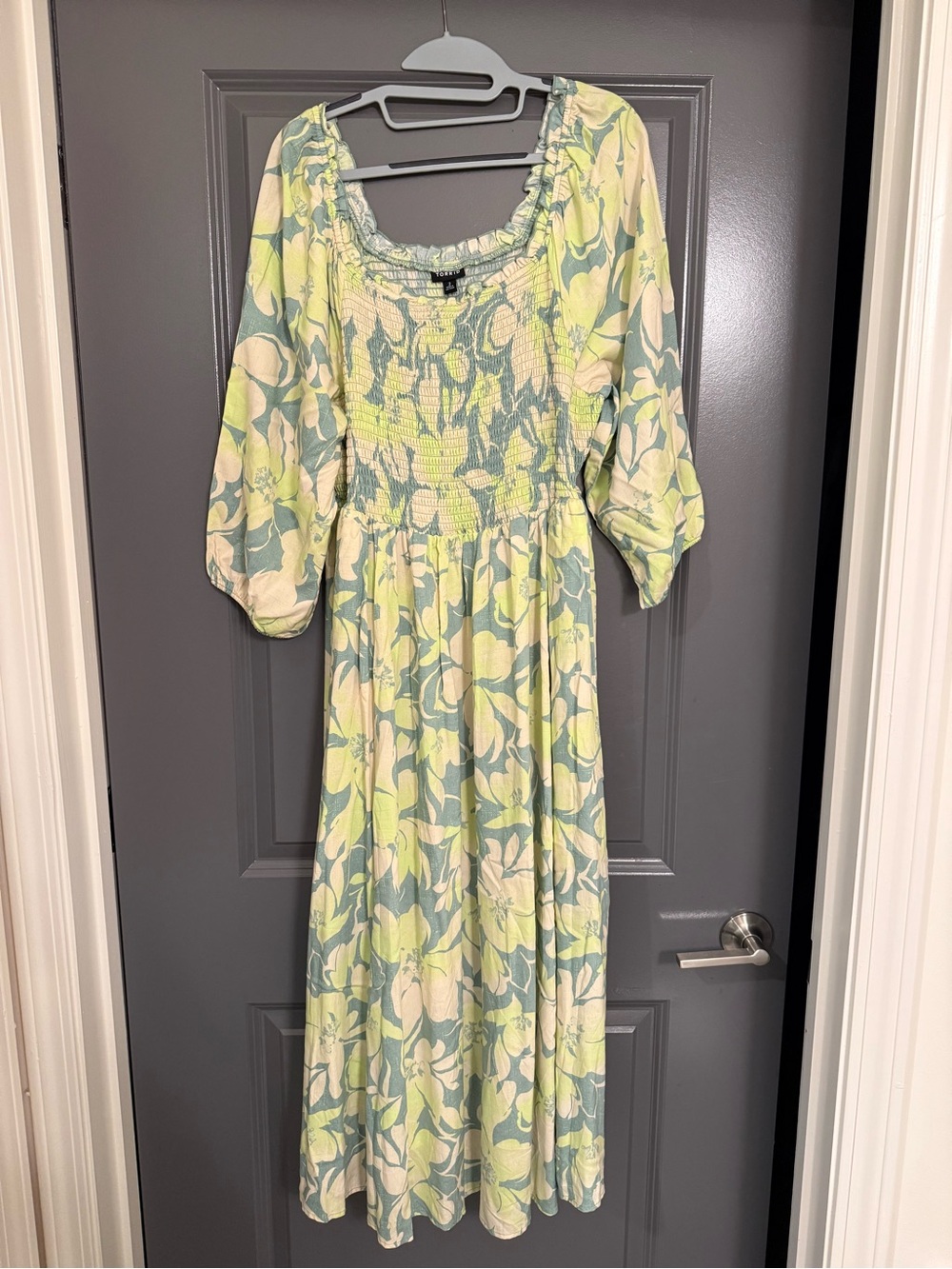 Torrid Smocked Midi Dress